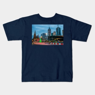 Federation Square, Melbourne - Christmas 2018 Kids T-Shirt